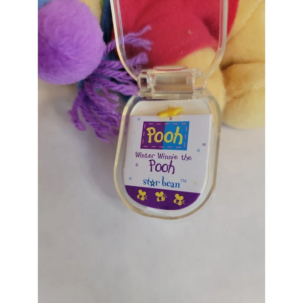 Y2K Disney Star Bean Disney Mattel Winnie the Pooh Beanie Plushie 1999